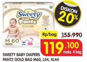 Promo Harga Sweety Gold Pants M60, L54, XL44  - Superindo