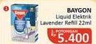 Promo Harga Baygon Liquid Electric Refill Lavender 22 ml - Alfamidi