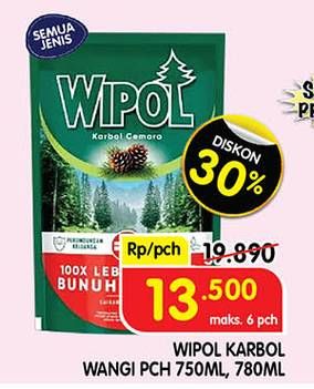 Promo Harga Wipol Karbol Wangi All Variants 750 ml - Superindo