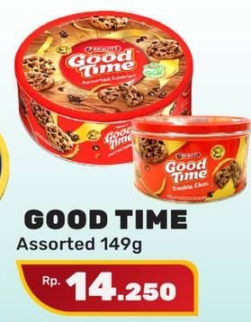Promo Harga GOOD TIME Chocochips Assorted Cookies Tin 149 gr - Yogya