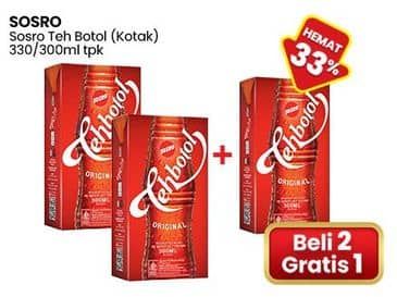 Promo Harga Sosro Teh Botol 330 ml - Indomaret