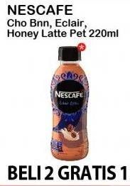 Promo Harga NESCAFE Ready to Drink Choco Banana Latte, Honey Latte 220 ml - Alfamart
