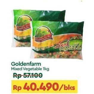 Promo Harga Golden Farm Mixed Vegetables 1000 gr - TIP TOP