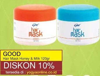 Promo Harga GOOD Hair Mask Honey, Milk 120 gr - Yogya