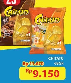 Promo Harga Chitato Snack Potato Chips 68 gr - Hypermart