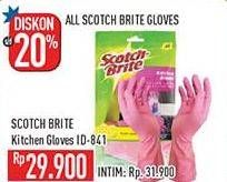 Promo Harga 3M SCOTCH BRITE Multi Propose Gloves  - Hypermart