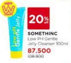 Promo Harga SOMETHINC Low pH Gentle Jelly Cleanser 100 ml - Watsons