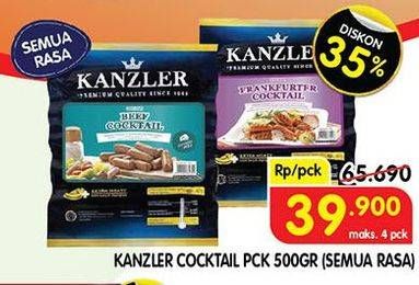 Promo Harga KANZLER Cocktail All Variants 500 gr - Superindo