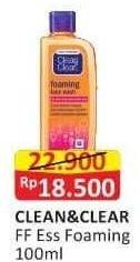 Promo Harga CLEAN & CLEAR Facial Wash 100 ml - Alfamart