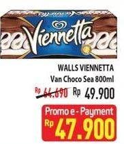 Promo Harga WALLS Ice Cream Viennetta Choco Vanila 800 ml - Hypermart