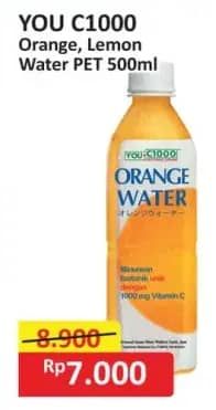 Promo Harga You C1000 Isotonic Drink Orange Water, Lemon Water 500 ml - Alfamart