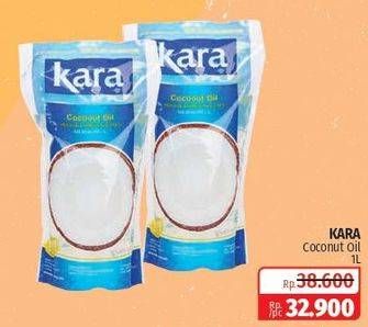 Promo Harga KARA Coconut Oil 1000 ml - Lotte Grosir