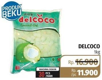 Promo Harga DELCOCO Coconut Gel 1 kg - Lotte Grosir