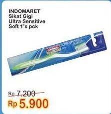Promo Harga INDOMARET Sikat Gigi Ultra Sensitive Soft 1 pcs - Indomaret