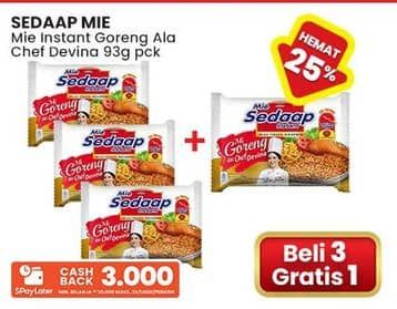 Promo Harga Sedaap Mie Goreng Ala Chef 93 gr - Indomaret