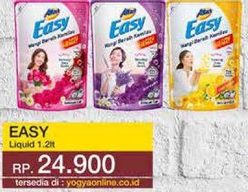 Promo Harga ATTACK Easy Detergent Liquid Purple Blossom, Sparkling Blooming, Lively Energetic 1200 ml - Yogya