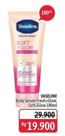 Promo Harga VASELINE Healthy Bright Fresh Glow, Soft Glow 180 ml - Alfamidi