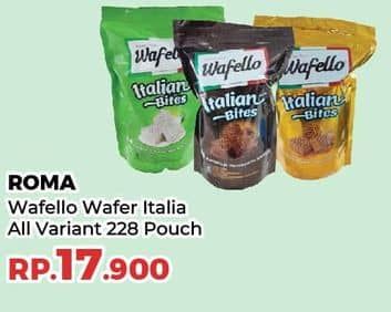 Promo Harga Roma Wafello Bites All Variants 234 gr - Yogya