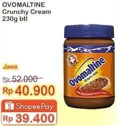 Promo Harga OVOMALTINE Selai Crunchy Cream 240 gr - Indomaret