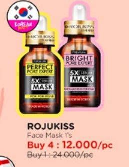 Promo Harga Rojukiss Pore Expert 5X Serum Mask Bright, Perfect 25 ml - Watsons