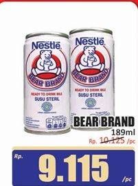 Promo Harga Bear Brand Susu Steril 189 ml - Hari Hari