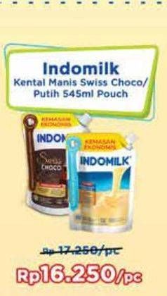 Promo Harga Indomilk Susu Kental Manis Plain, Cokelat 545 gr - Yogya