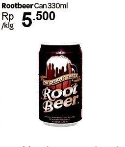 Promo Harga ROOT BEER Minuman Soda 330 ml - Carrefour