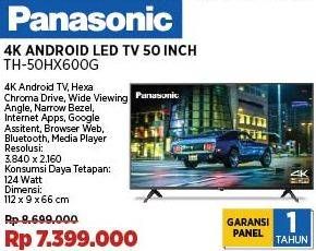Promo Harga Panasonic TH-50HX600G Android Smart TV  - COURTS