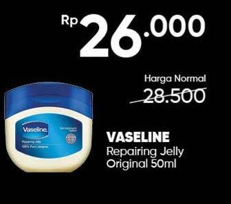 Promo Harga VASELINE Repairing Jelly Original 50 ml - Guardian