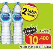 Promo Harga NESTLE Pure Life Air Mineral 1500 ml - Superindo