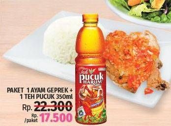 Paket Ayam Geprek + Teh Pucuk