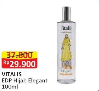 Promo Harga VITALIS Eau de Glamour Hijab Elegant 100 ml - Alfamart