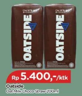 Promo Harga Oatside UHT Milk Chocolate 200 ml - TIP TOP