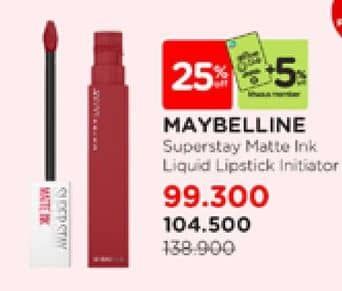 Promo Harga Maybelline Superstay Matte Ink Coffee Series  - Watsons