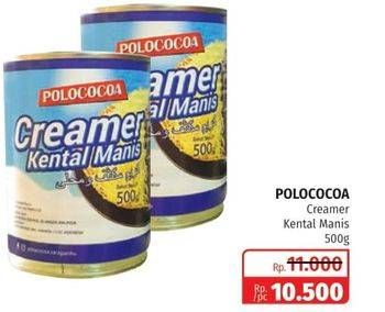Promo Harga POLOCOCOA Creamer Kental Manis 500 gr - Lotte Grosir