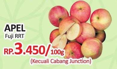 Promo Harga Apel Fuji RRT per 100 gr - Yogya