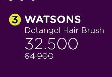 Promo Harga WATSONS Detangel Hair Brush  - Watsons