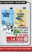 Promo Harga Ultra Milk Susu UHT 1000 ml - LotteMart