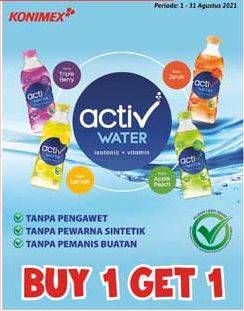 Promo Harga ACTIV WATER Minuman Isotonik + Multivitamin 380 ml - Alfamidi