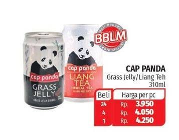 Promo Harga CAP PANDA Minuman Kesehatan Leci, Liang Teh 310 ml - Lotte Grosir