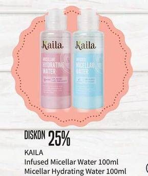 Promo Harga Kaila Micellar Water Hydrating, Infused 100 ml - Hypermart