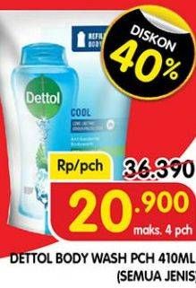 Promo Harga DETTOL Body Wash All Variants 410 ml - Superindo