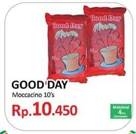 Promo Harga Good Day Instant Coffee 3 in 1 per 10 sachet - Yogya