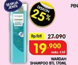 Promo Harga Wardah Shampoo All Variants 170 ml - Superindo