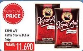 Promo Harga Kapal Api Kopi Bubuk Special 165 gr - Hypermart