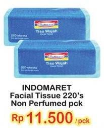 Promo Harga INDOMARET Facial Tissue Non Perfumed 220 pcs - Indomaret