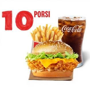 Promo Harga KFC Working Lunch Dinner Burger  - KFC