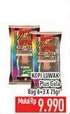 Promo Harga Luwak Kopi + Gula per 9 sachet 25 gr - Hypermart
