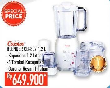 Promo Harga COSMOS CB 802 | Blender  - Hypermart