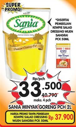 Promo Harga Sania Minyak Goreng 2000 ml - Superindo